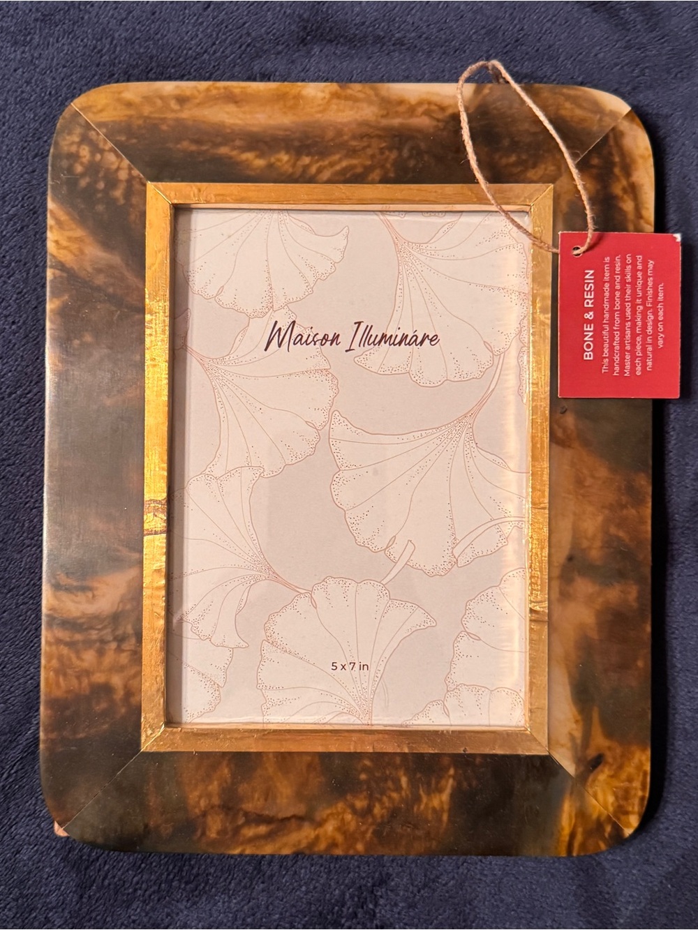 Gold & Tortoiseshell 5x7 Photo Frame
